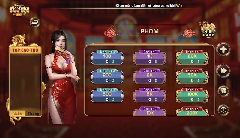 Phỏm Iwin - Game Bài Tá Lả Hot Nhất Hiện Nay