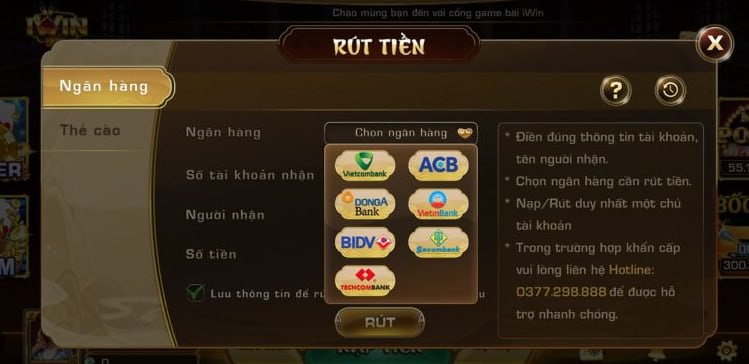 Rút Tiền Iwin An Toàn Và Nhanh Chóng - Những Lưu Ý Cần Biết