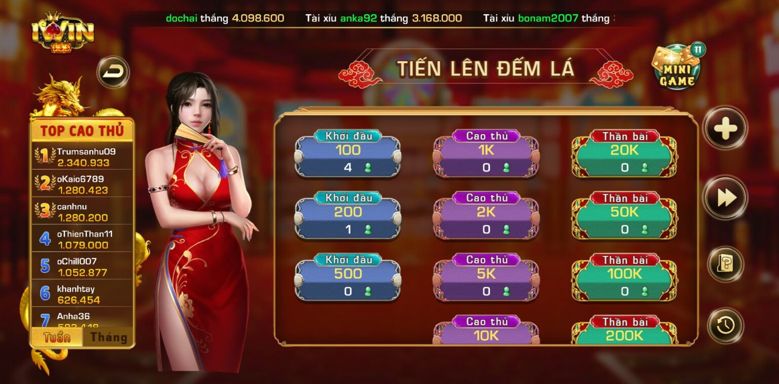 Tiến Lên Miền Nam Iwin - Chơi Game Đánh Bài Hay Nhất